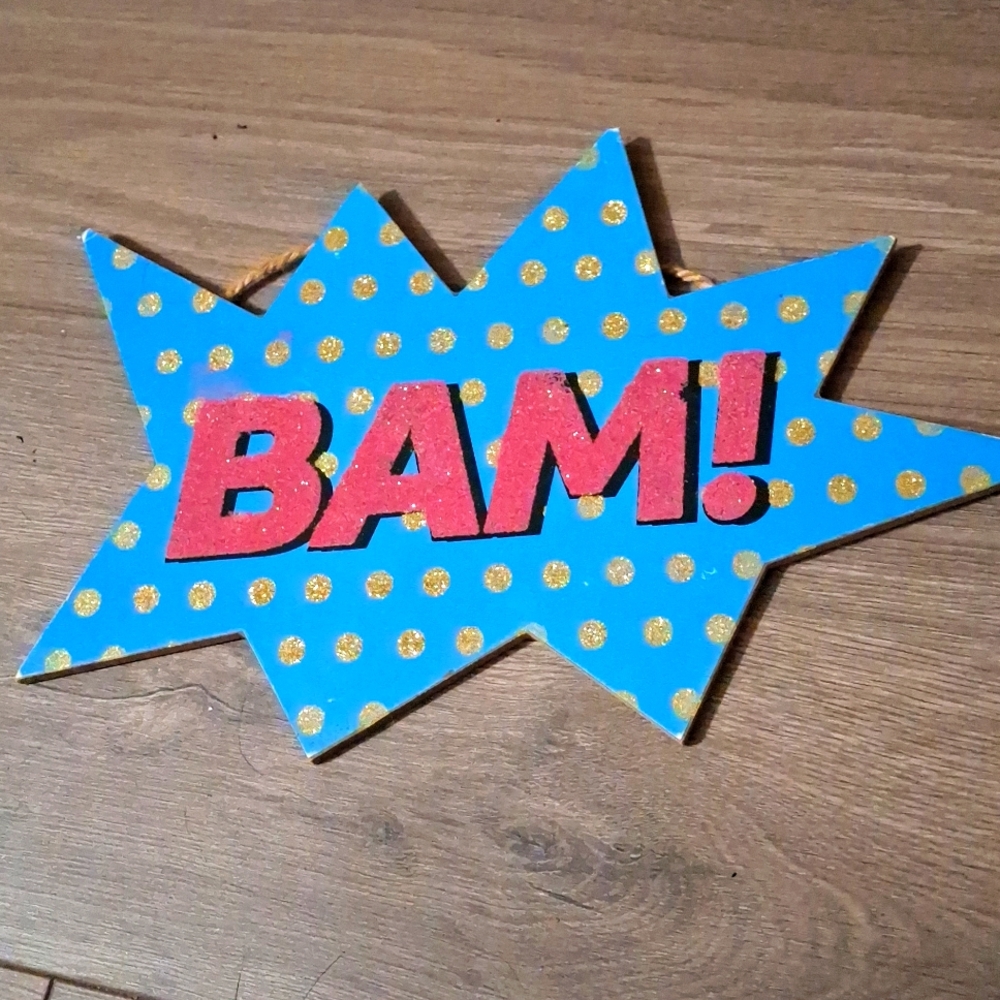 Super hero wall hangings